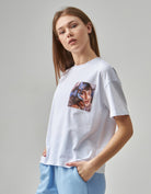 Футболка жіноча з кишенею принт - Wear Me