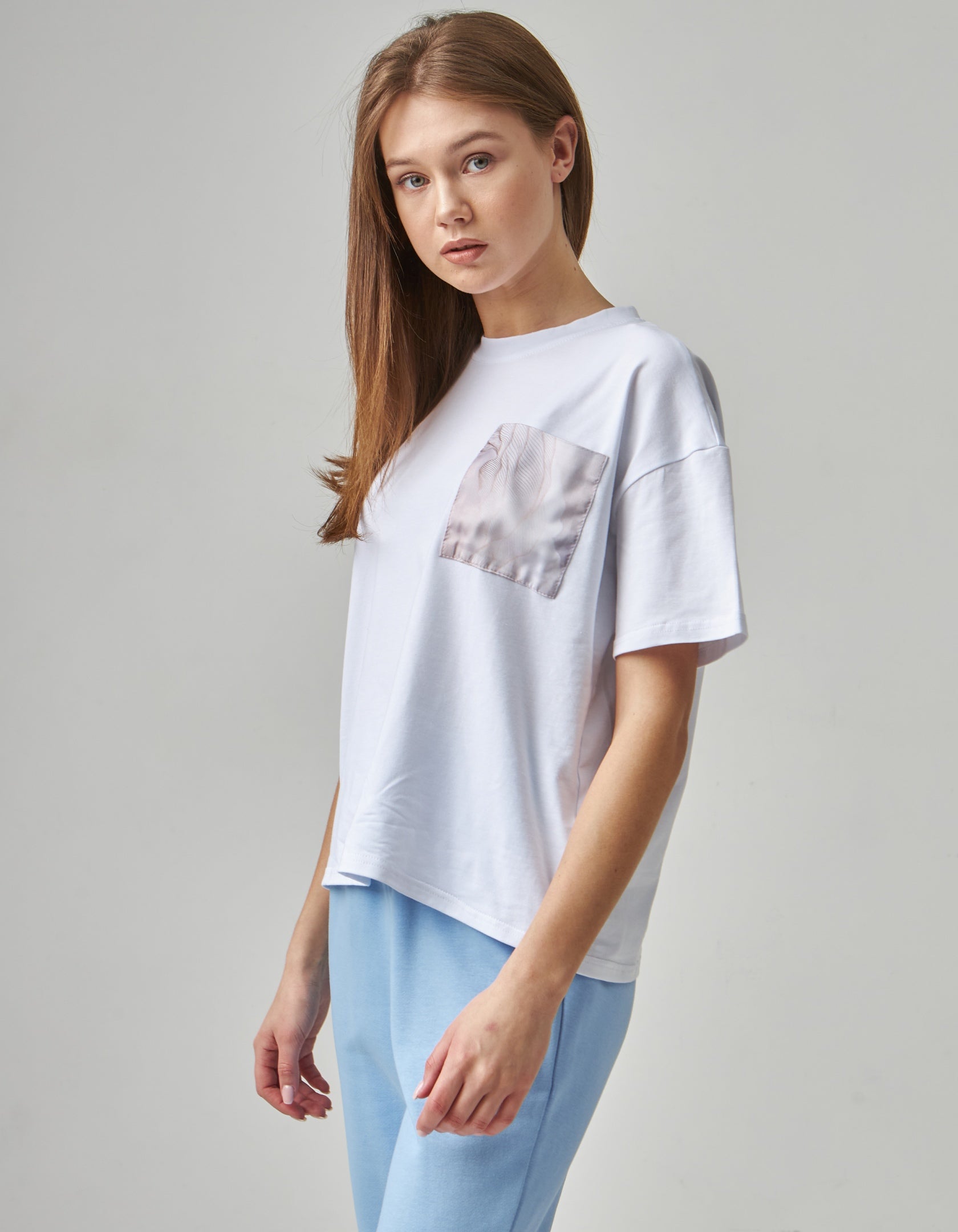 Футболка жіноча з кишенею принт - Wear Me