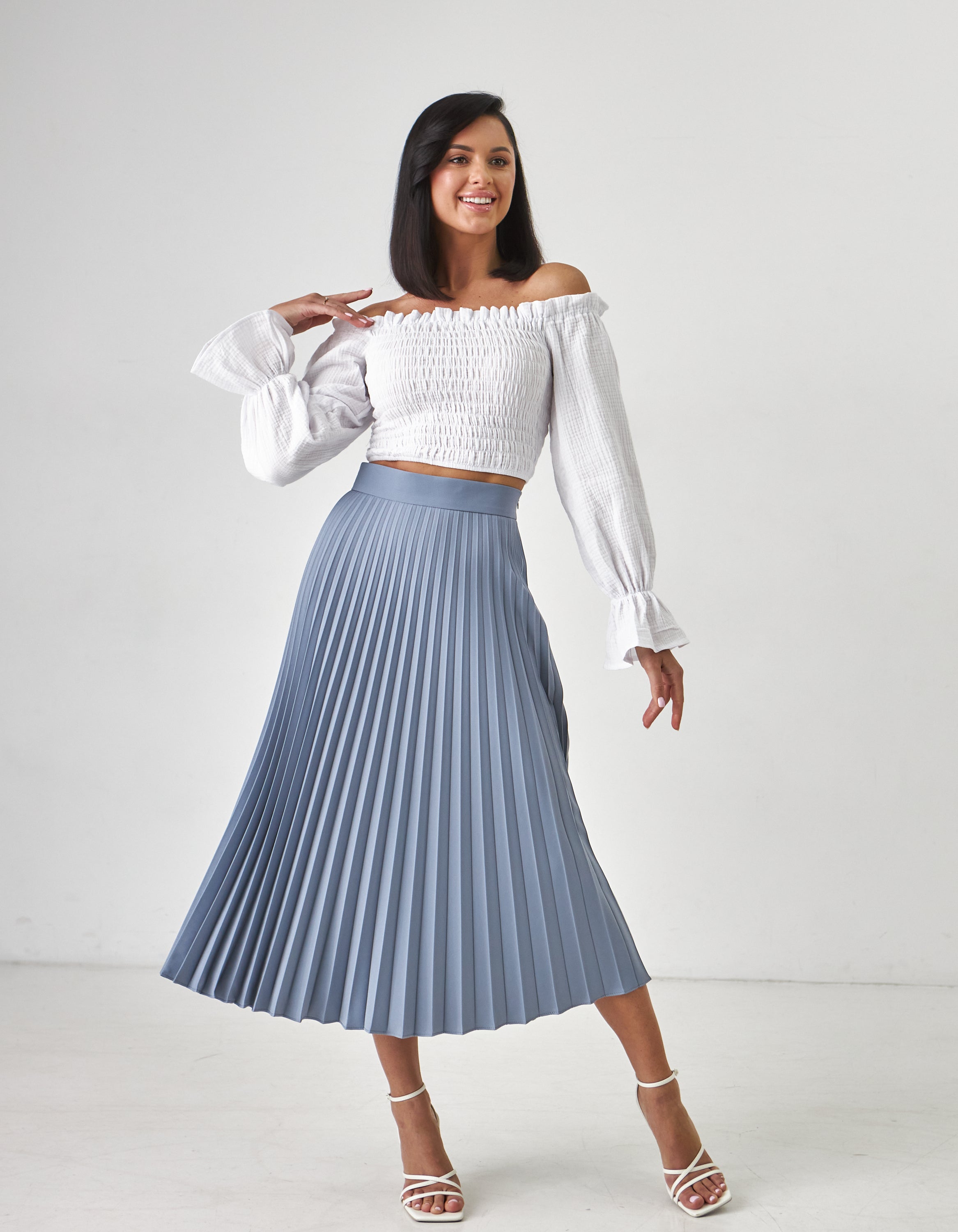 Блуза топ з резинкою по ліфу та спині - Wear Me