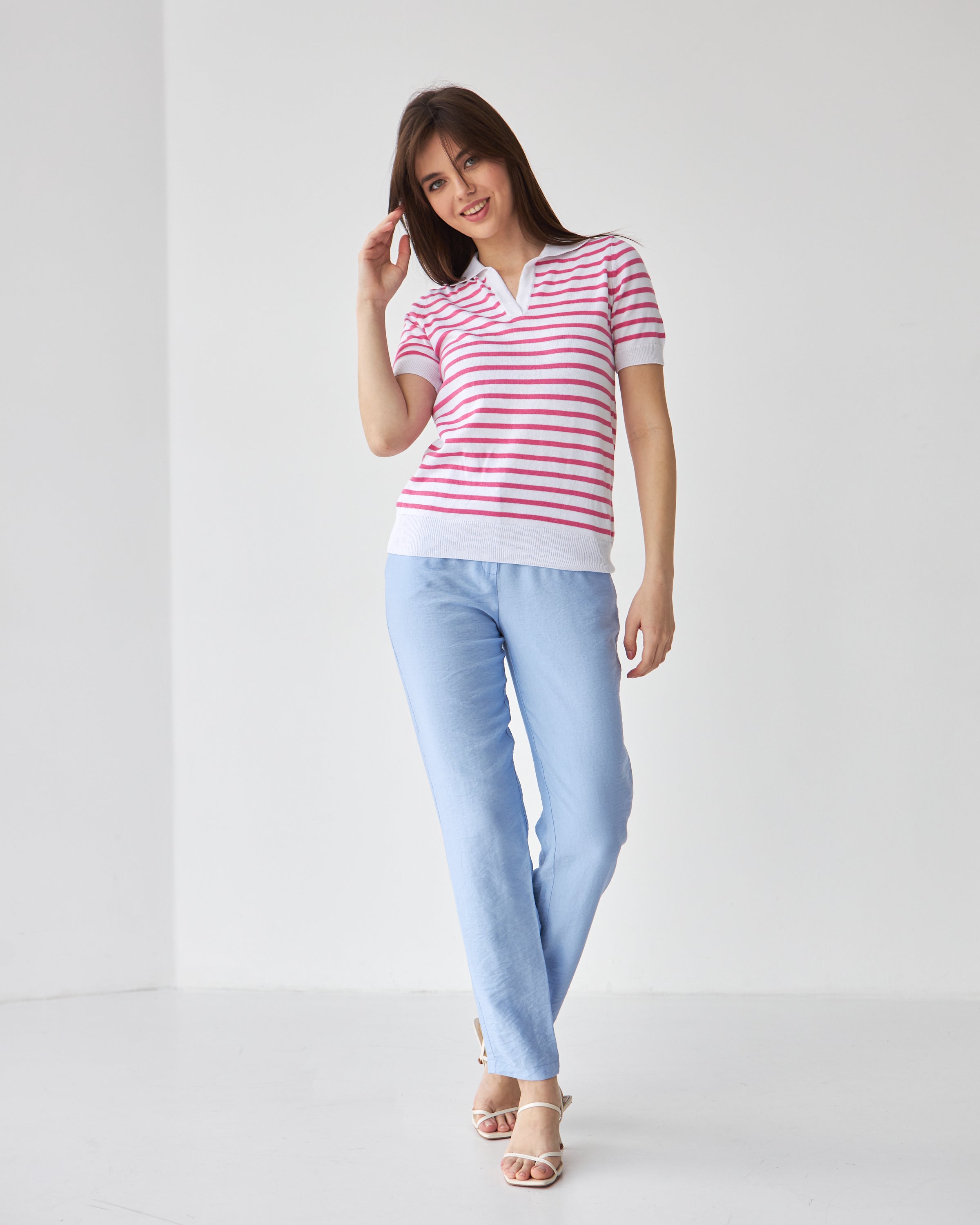 Штани вузькі з льону - Wear Me