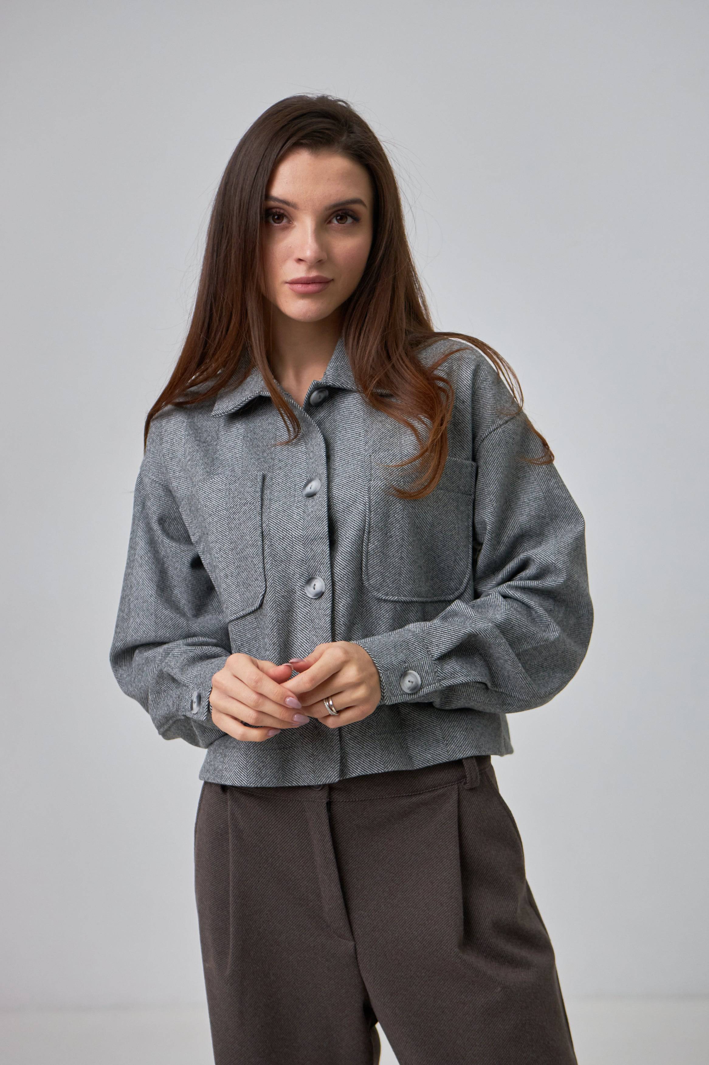 Жакет "ГЛОРІЯ" укорочений з костюмки - Wear Me