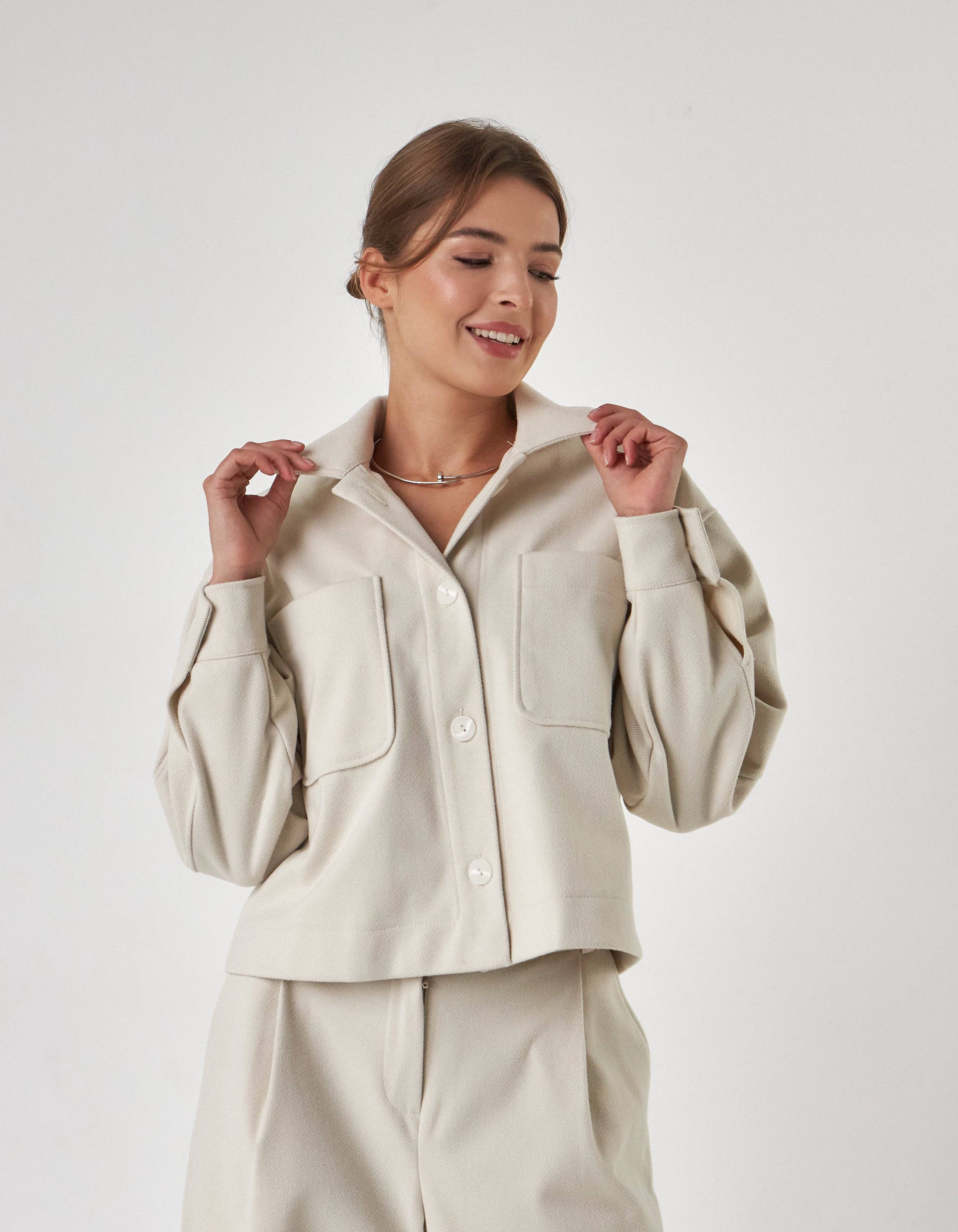 Жакет "ГЛОРІЯ" укорочений з костюмки - Wear Me