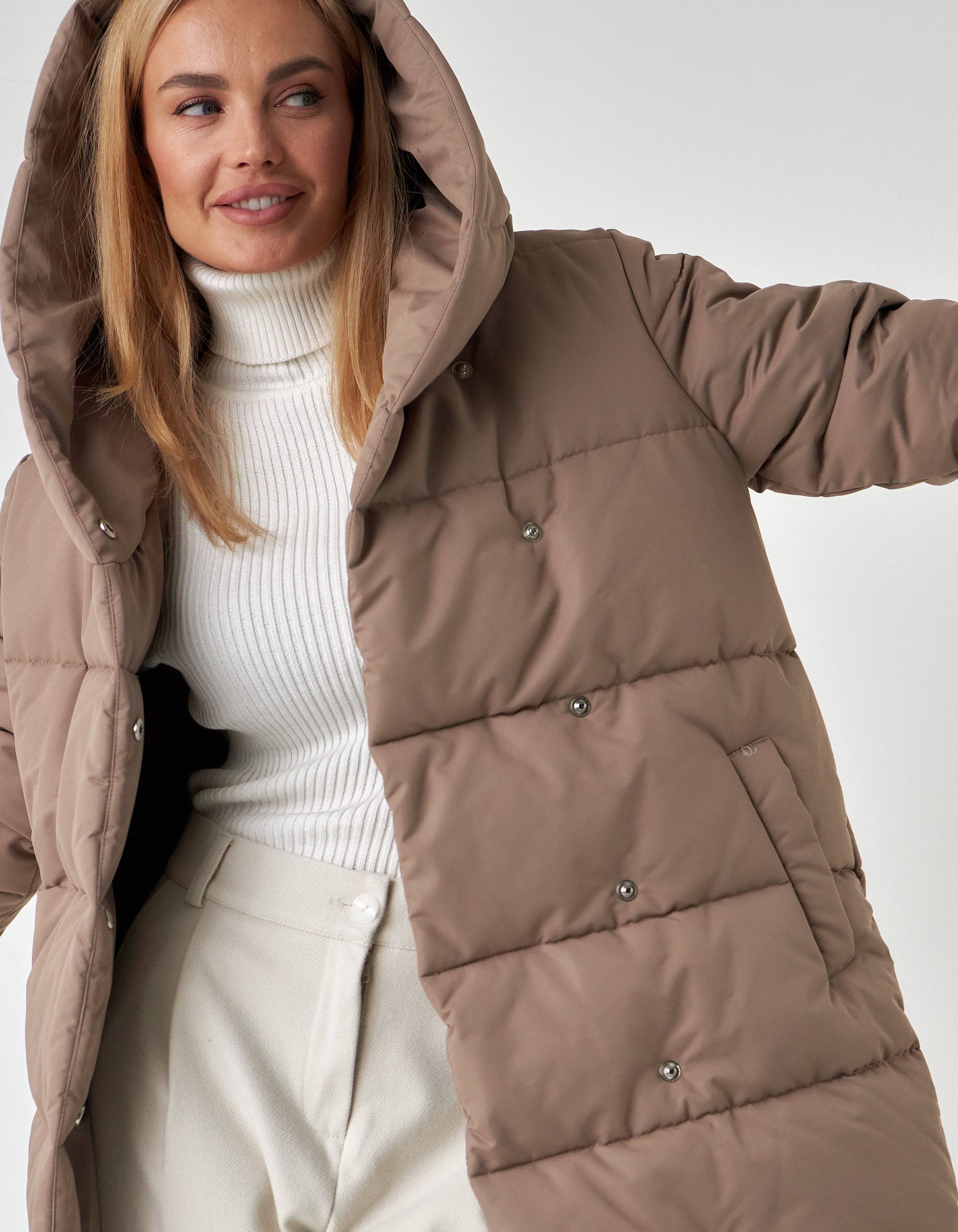 Пальто пуховик на кнопках - Wear Me