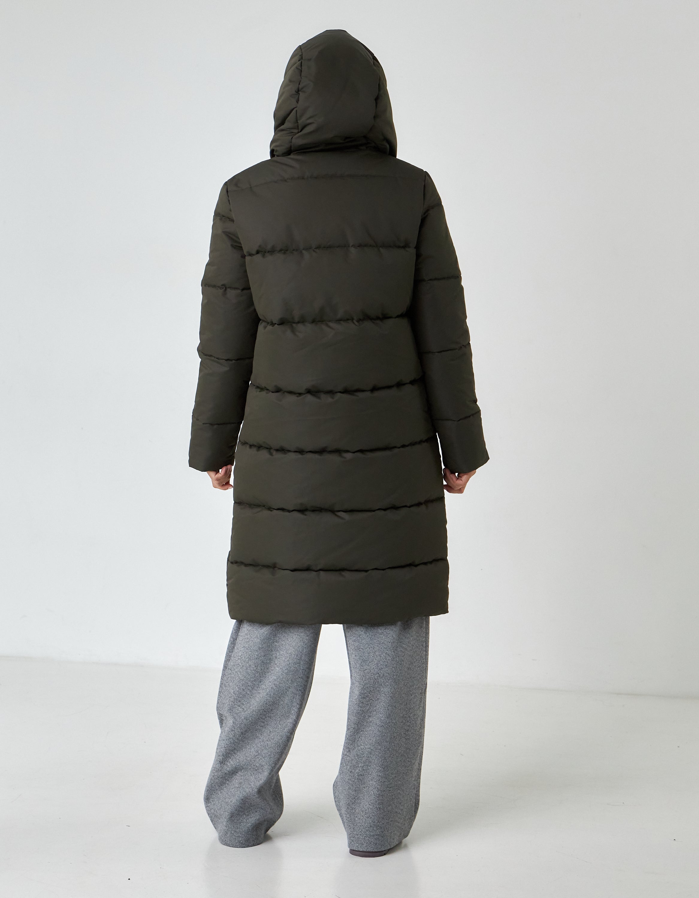 Пальто пуховик на кнопках - Wear Me