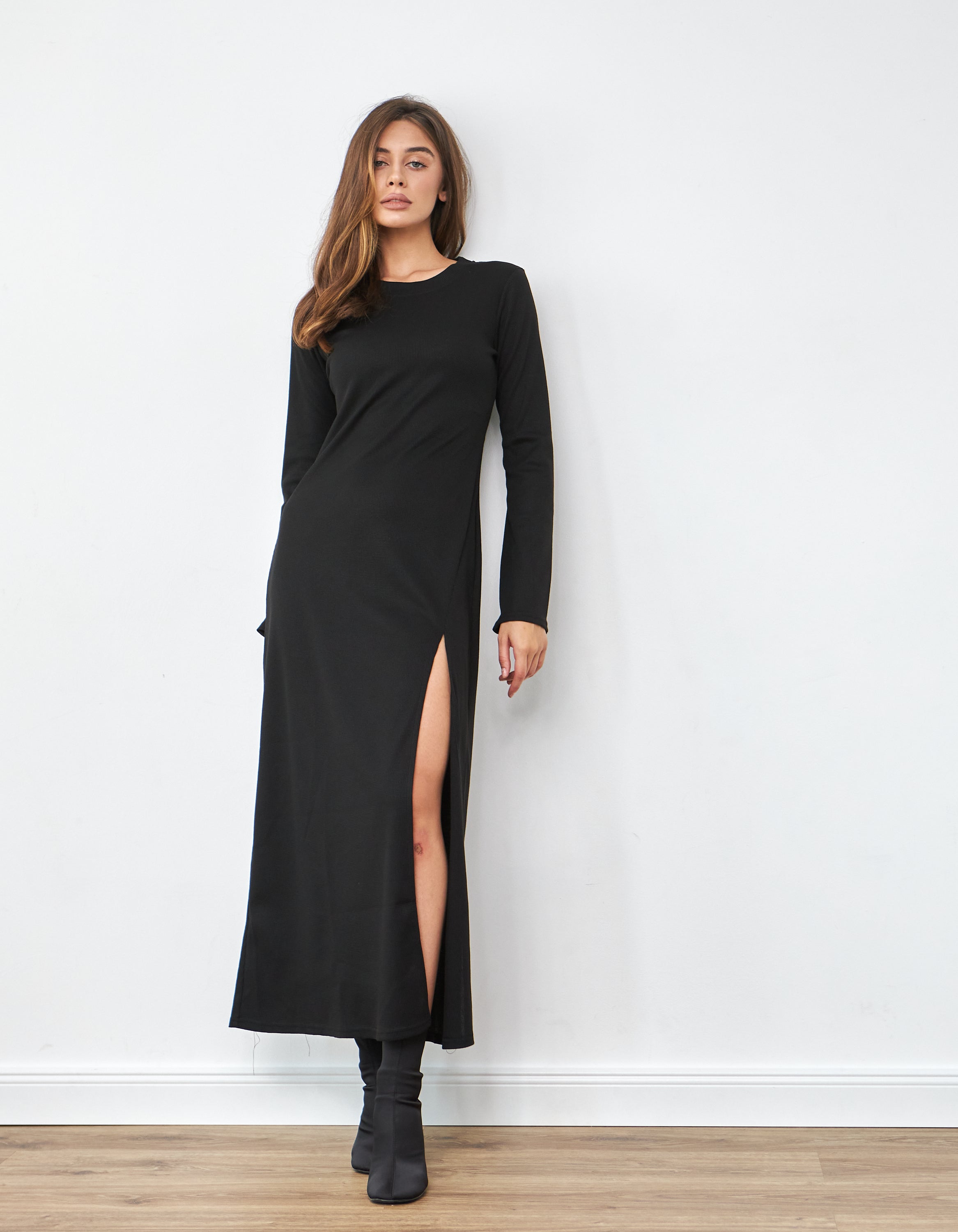 Сукня базова максі з трикотажу - Wear Me