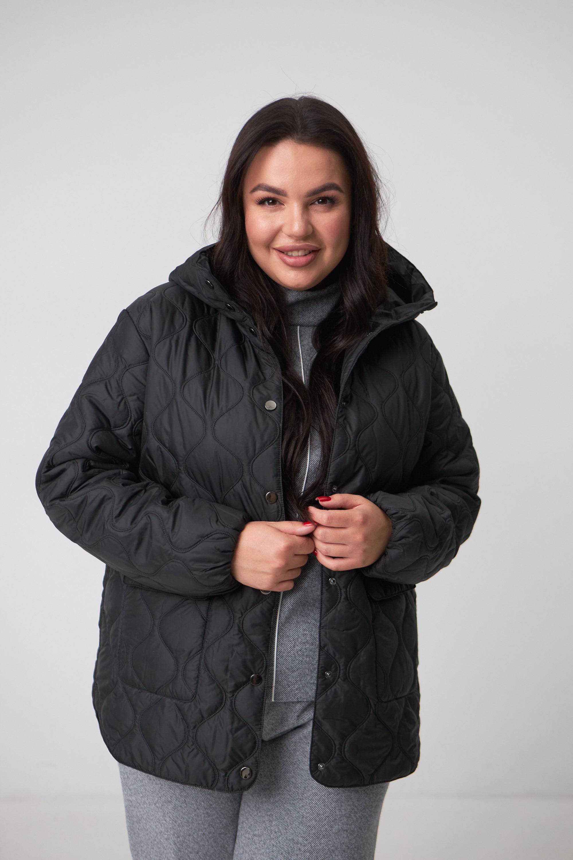 Куртка стьобана на кнопках - Wear Me