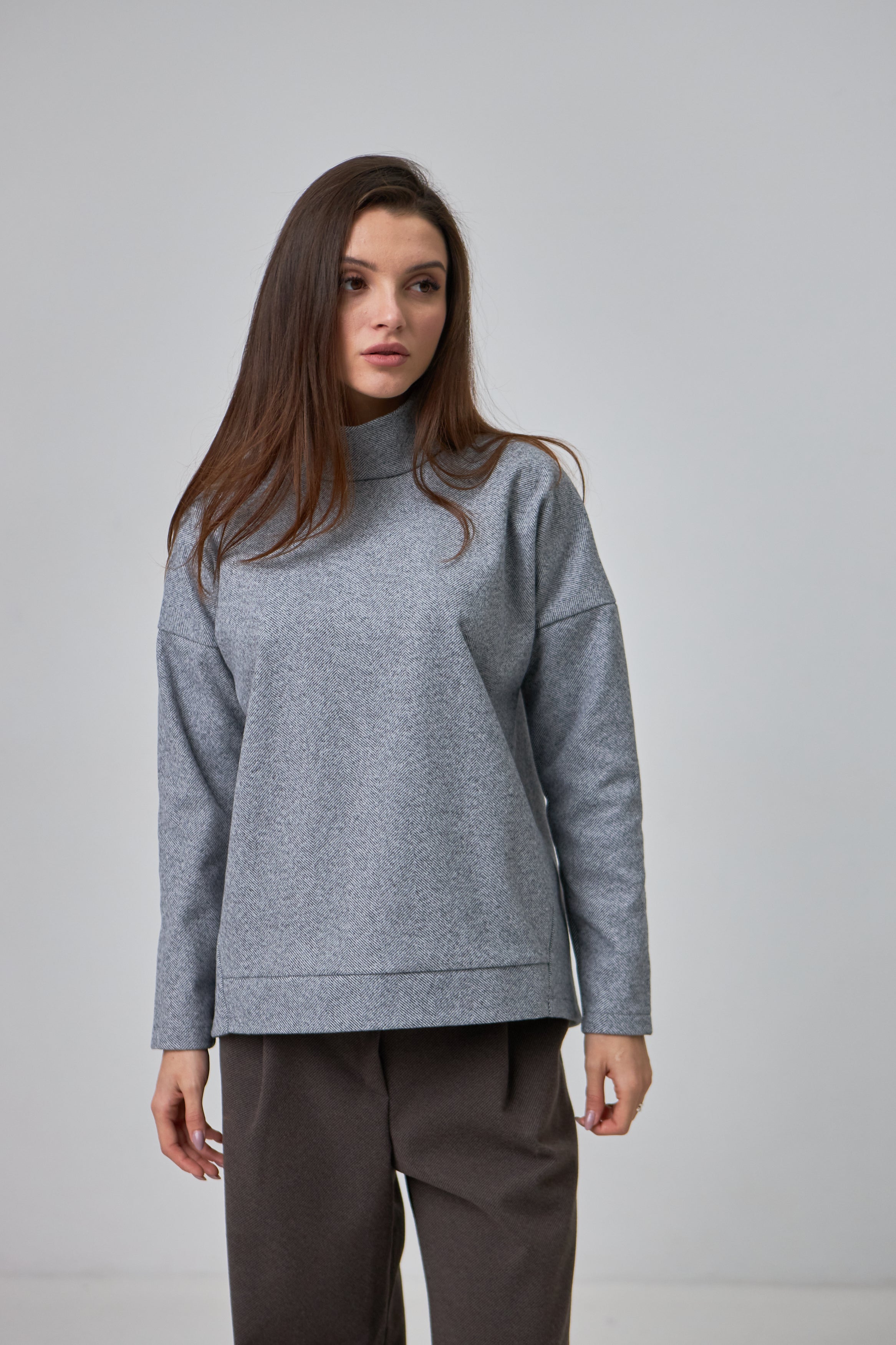 Світшот кежуал зі блискавкою по спинці "ЕМІЛІ" - Wear Me