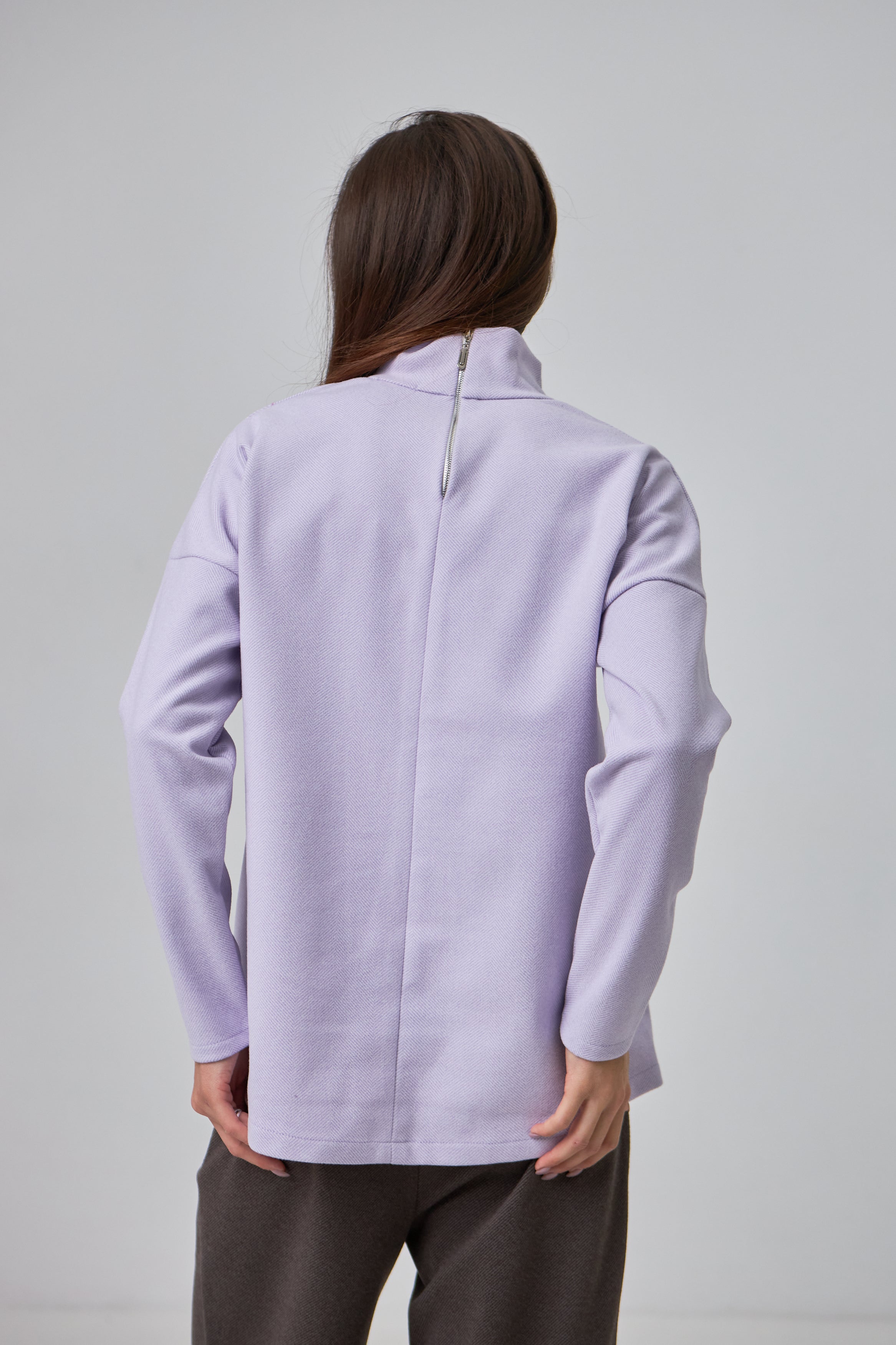 Світшот кежуал зі блискавкою по спинці "ЕМІЛІ" - Wear Me