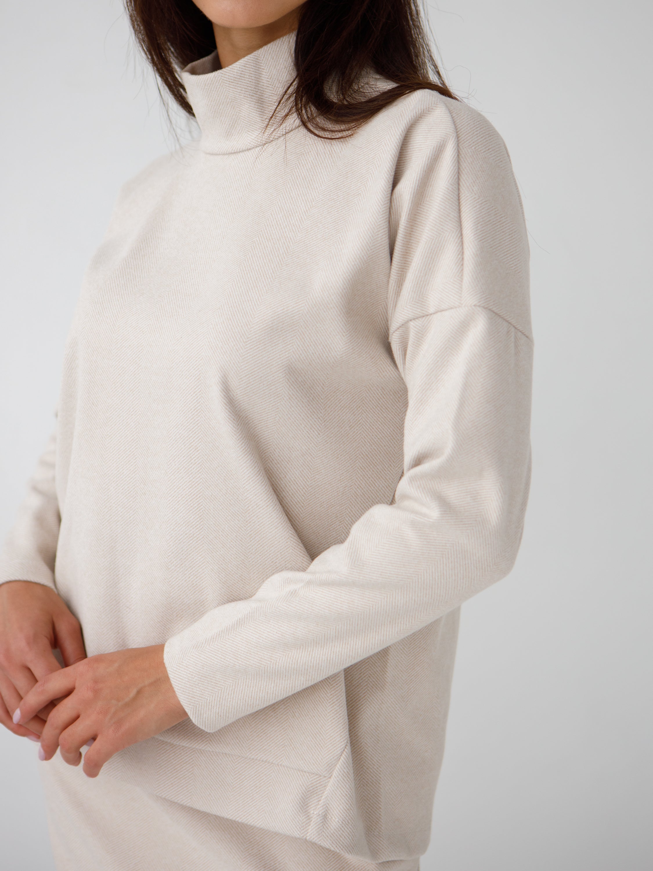 Світшот кежуал зі блискавкою по спинці "ЕМІЛІ" - Wear Me