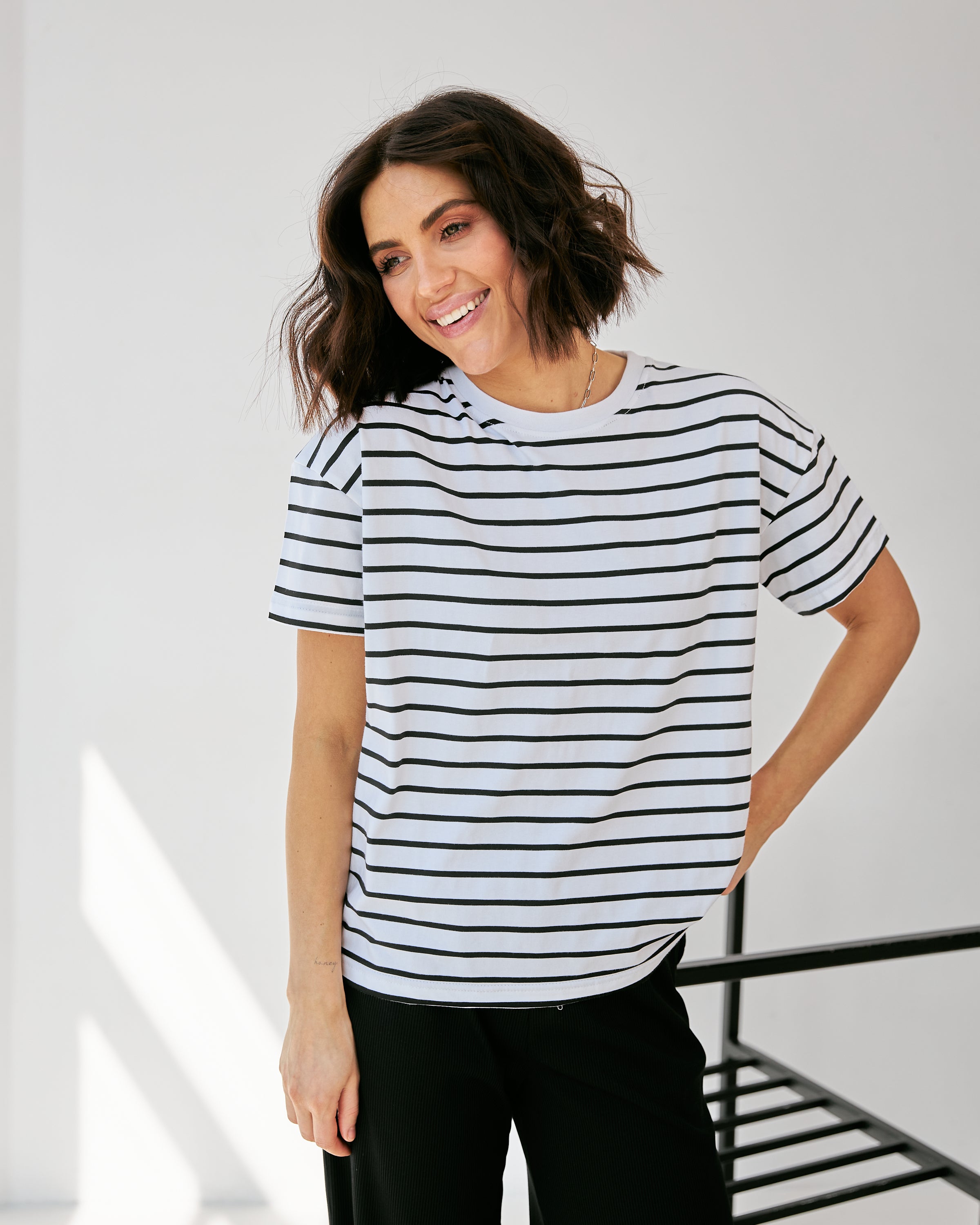 Футболка вільна смужка - Wear Me