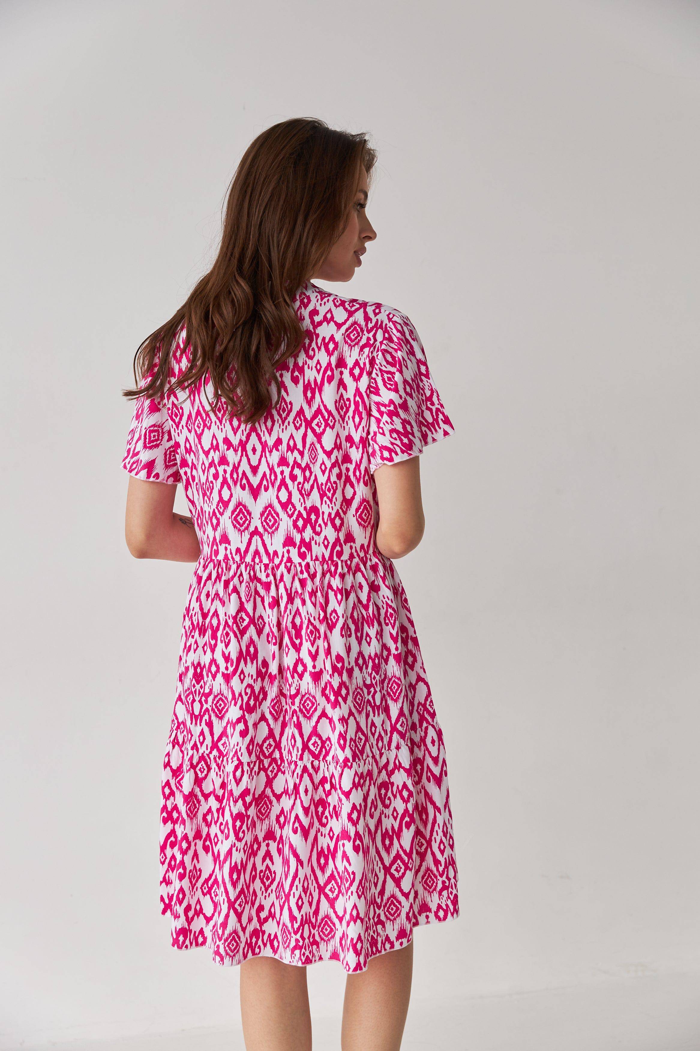 Сукня подовжена двоярусна з V вирізом - Wear Me