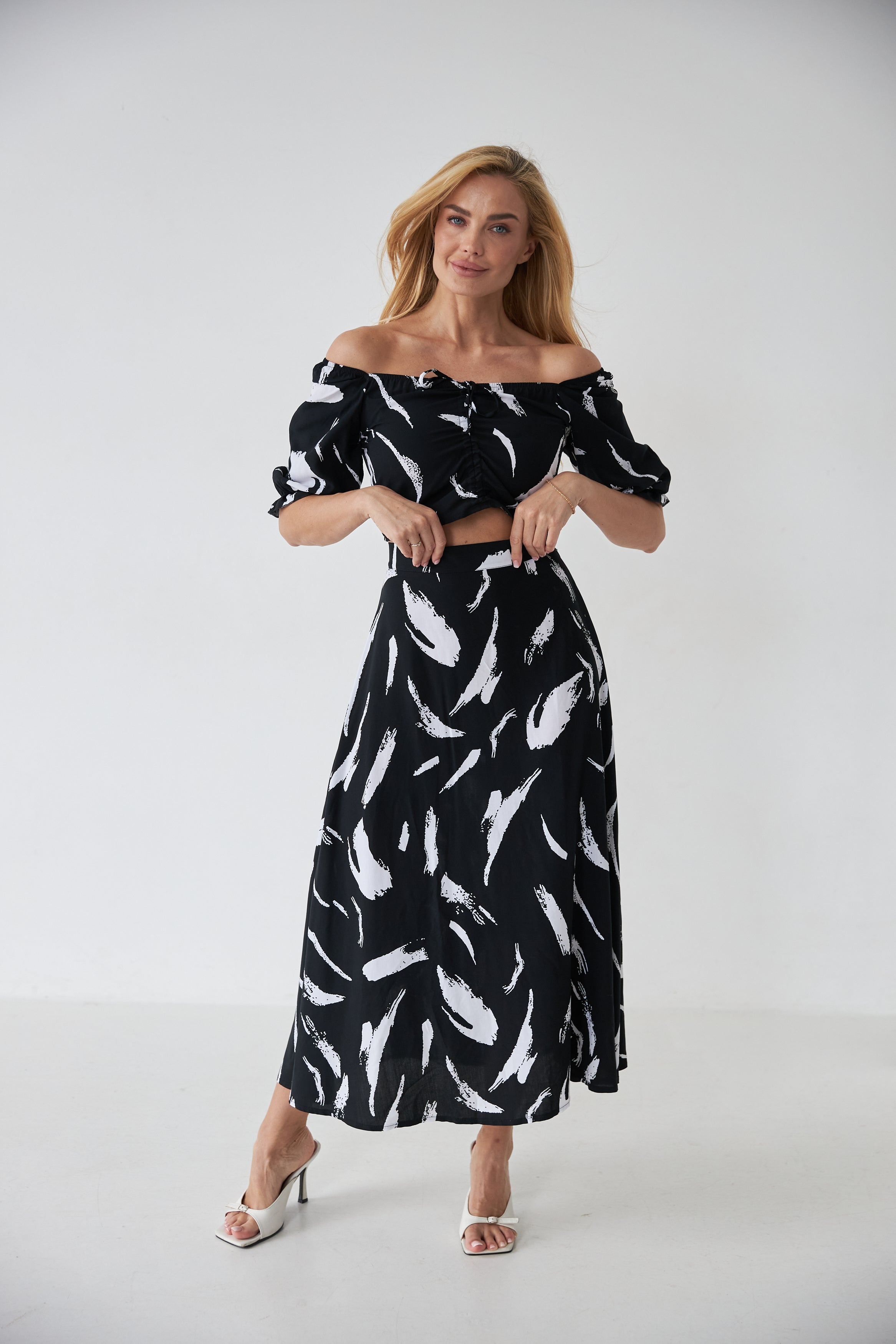 Спідниця міді полукльош - Wear Me