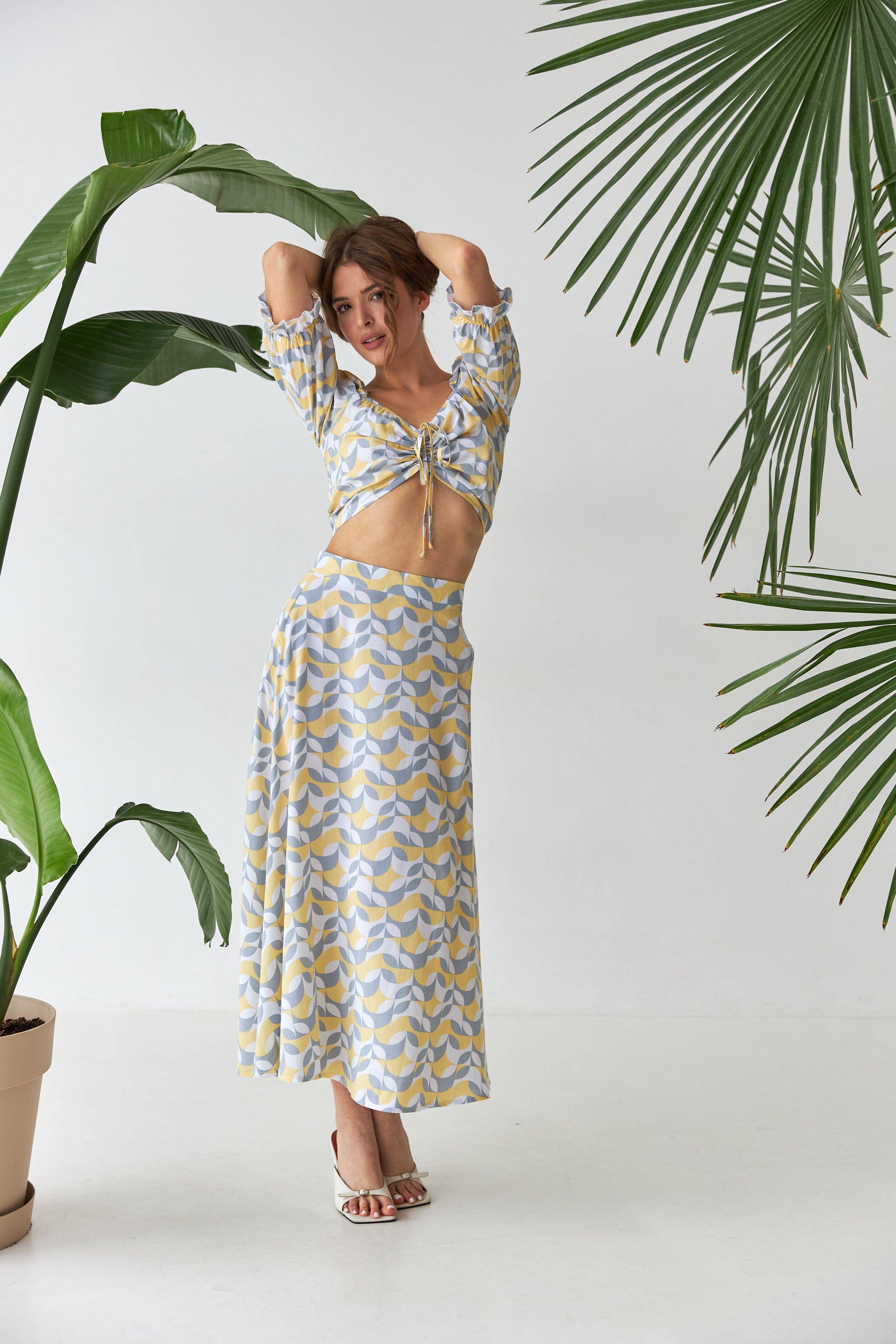 Спідниця міді полукльош - Wear Me