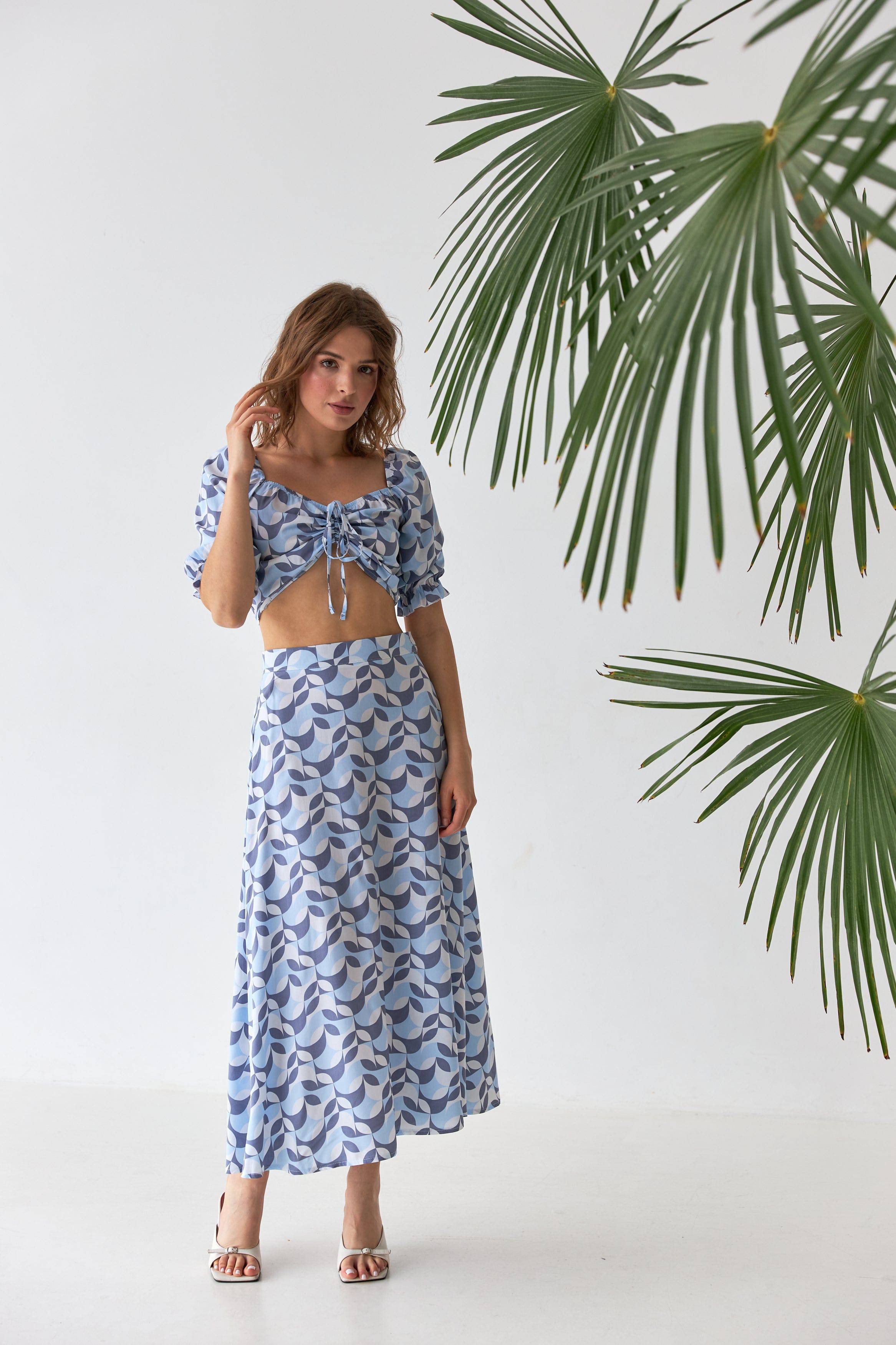 Спідниця міді полукльош - Wear Me