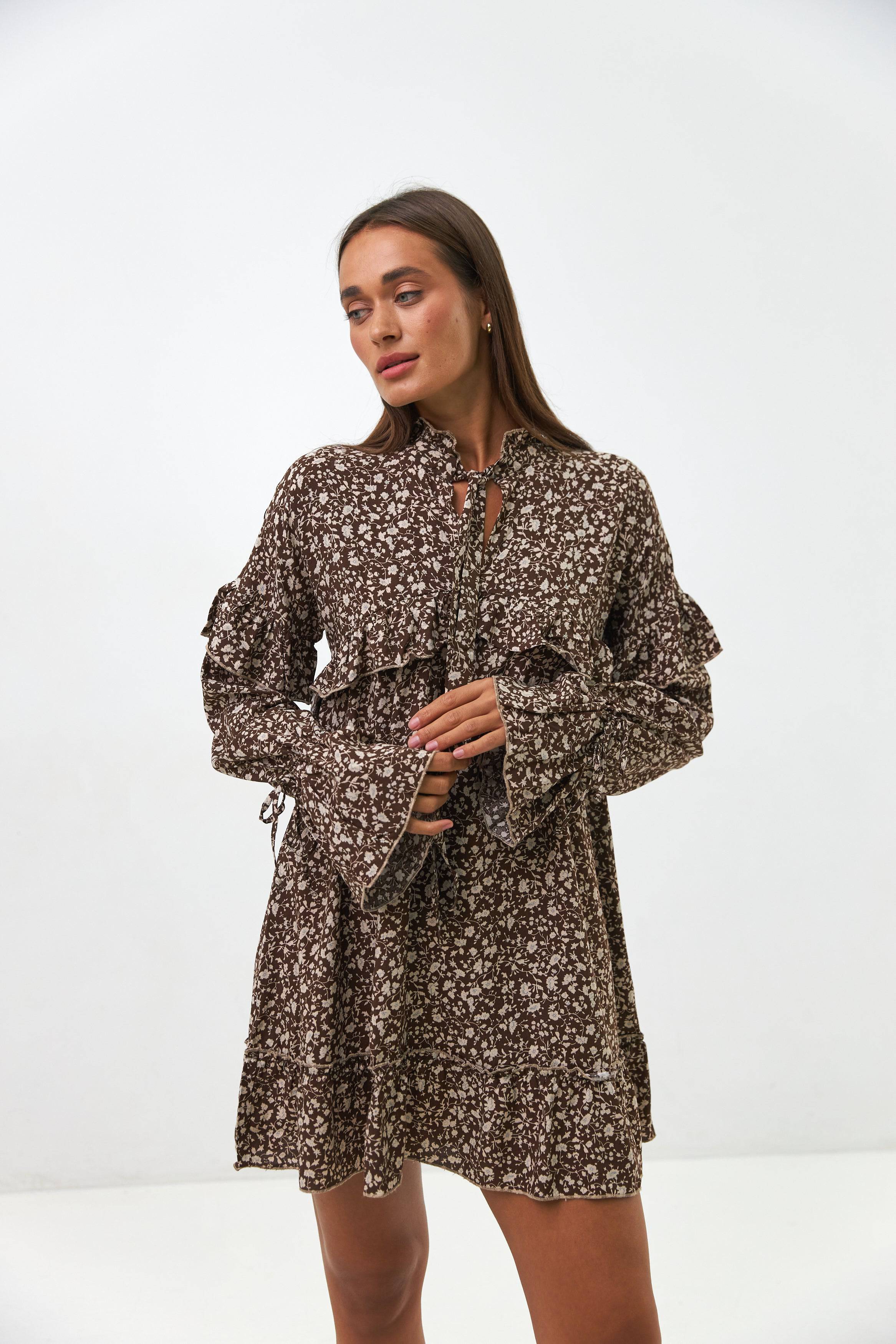 Сукня міні з рюшами - Wear Me