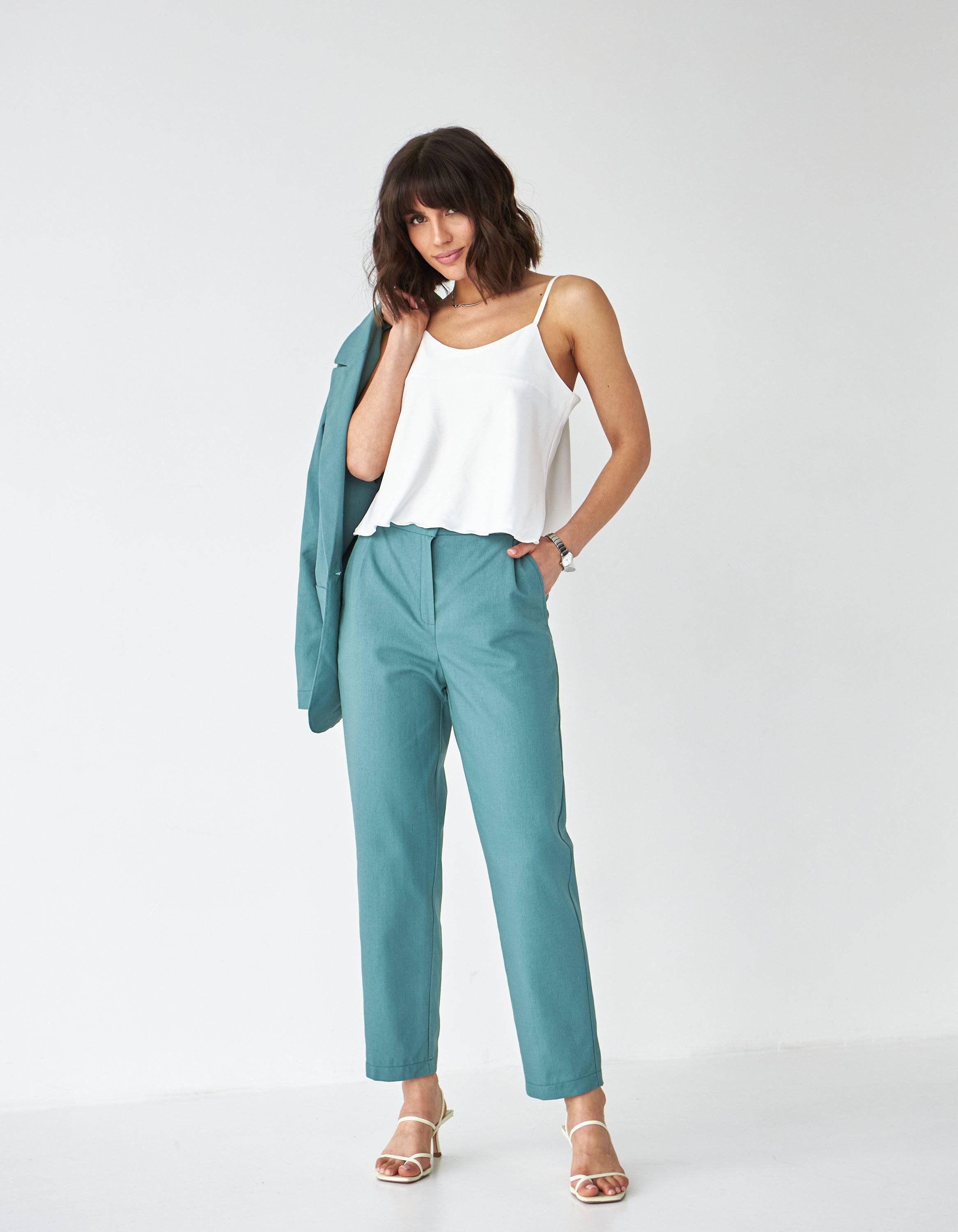 Брюки класичні з льону - Wear Me