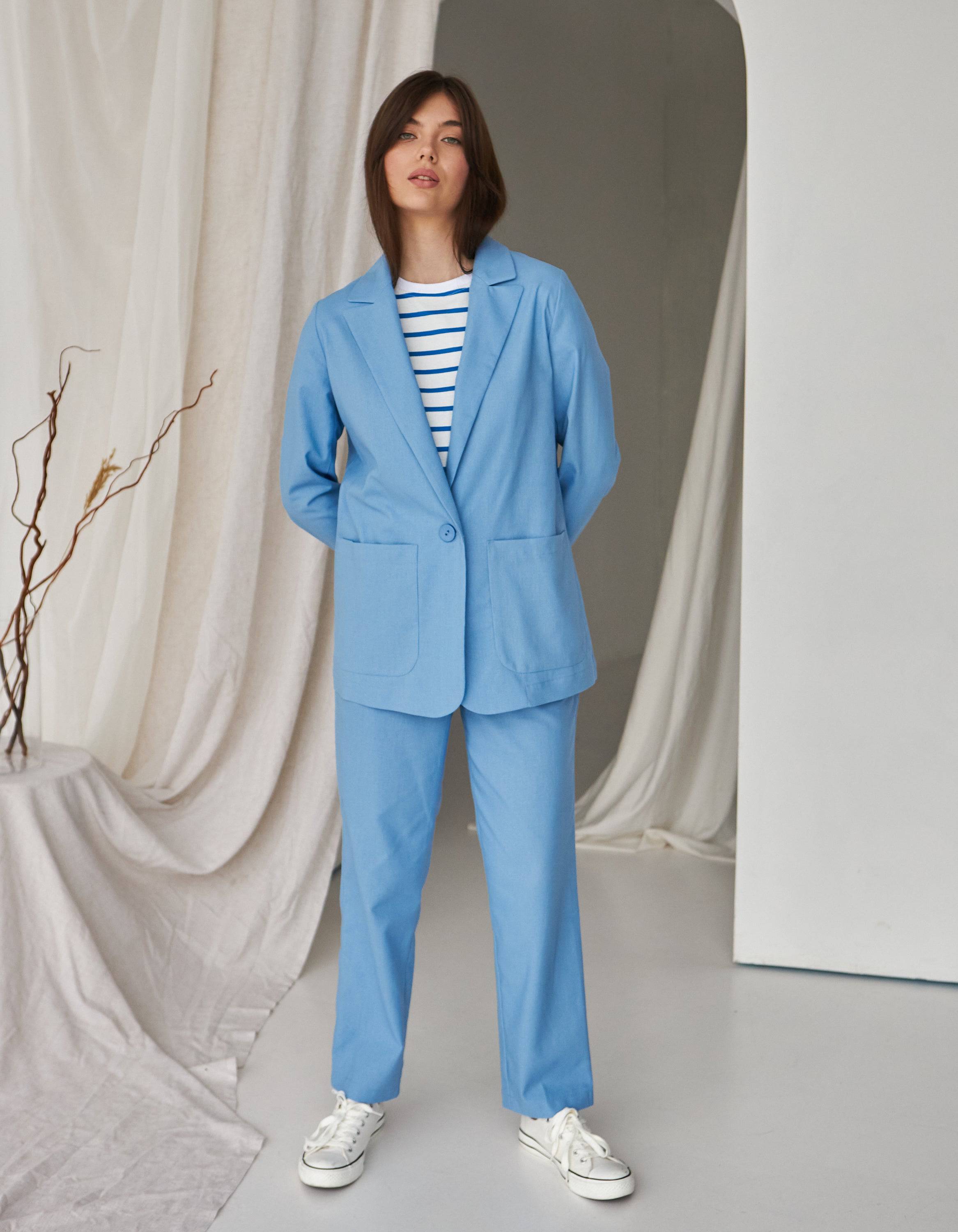 Брюки класичні з льону - Wear Me